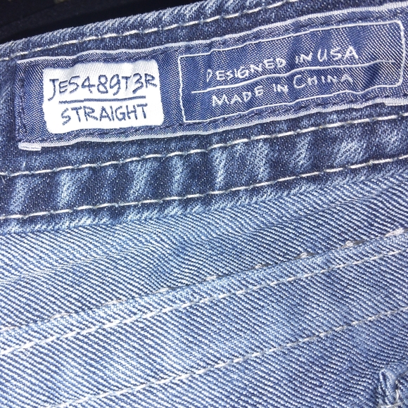 Miss me jeans from Buckle *Tiny Flaw* size 28 decorated flap pockets - Picture 8 of 9